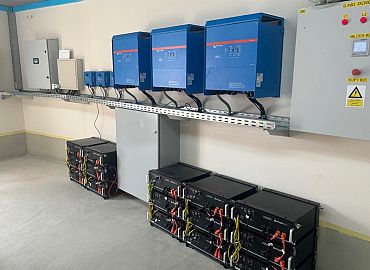 Off grid sustav 45 kw sa automatskom podrskom agregata